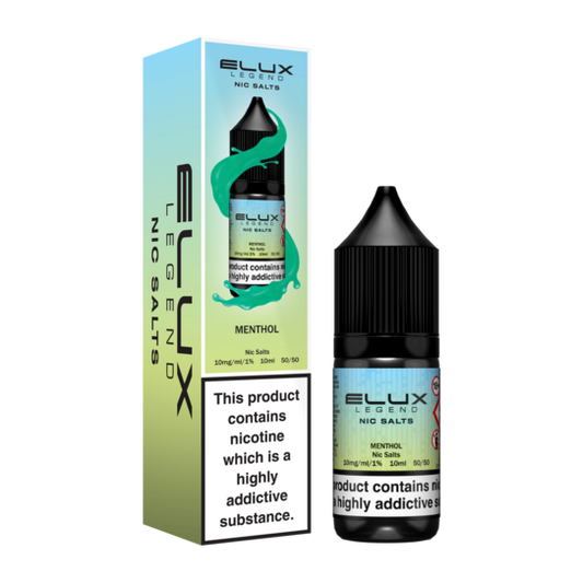 Elux Legend Menthol Nic salt  E-Liquid 10ml